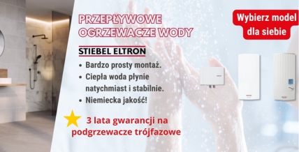 Ogrzewacze przepływowe STIEBEL ELTRON