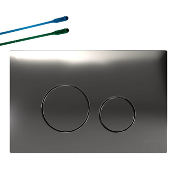 Przycisk spłuczki podtynkowej WERIT JOMOTech chrom matowy