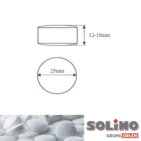 SOLINO Sól tabletkowana Solaqua - uzdatnianie wody 25kg