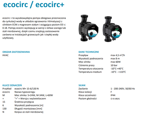 XYLEM LOWARA ECOCIRC M 25-6/180