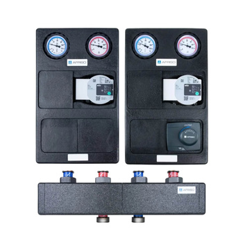 AFRISO Grupa pompowa WILO 25/6 2 obiegi z mieszaczem bez sprzęgła