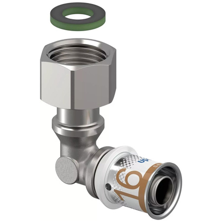 Uponor S-Press PLUS kolano z ruchomą nakr. 16-G1/2"SN