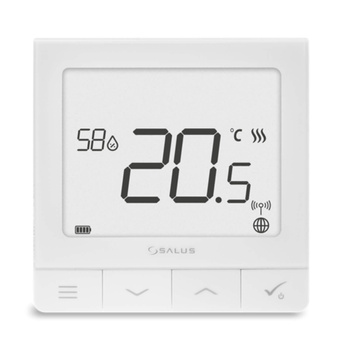 Salus Bezprzewodowy, natynkowy regulator tygodniowy Quantum SQ610RF z wbudowanym akumulatorem