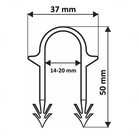 Uponor Tacker do podłogówki + spinki 1250 szt