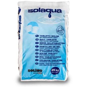SOLINO Sól tabletkowana Solaqua - uzdatnianie wody 25kg