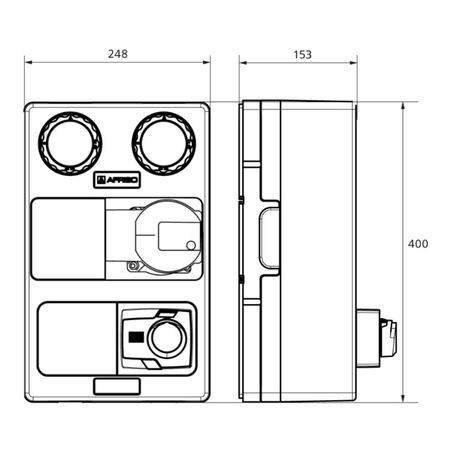 AFRISO Grupa pompowa PrimoTherm K 180-2 z mieszaczem i regulatorem ACT 343 ProClick