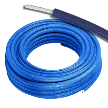 VESBO TH-U RURA VPremium PERT/AL/PERT w otulinie 9 mm. z moletą 32mm x 3 -  blue 25 mb