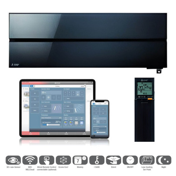 MITSUBISHI DIAMOND klimatyzator 5,0kW jednostka wewnętrzna Onyx Black