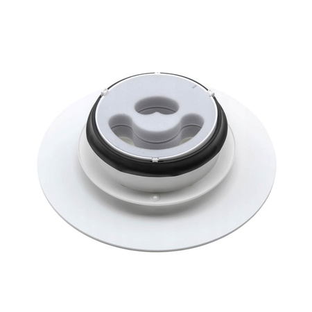 KERMI anemostat SMILEY 2.0 z okrągłą osłoną wylotu 180 mm