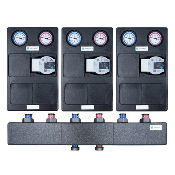 AFRISO Grupa pompowa 3 obiegi bez mieszania bez sprzęgła