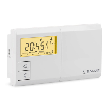 SALUS CONTROLS 091FLV2 Przewodowy, natynkowy regulator tygodniowy, 230 V AC