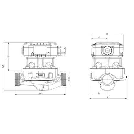 Pompa obiegowa APH 160, 15-7/130 mm z przewodem 1,6 m AFRISO