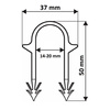 Uponor Tacker do podłogówki + spinki 1250 szt