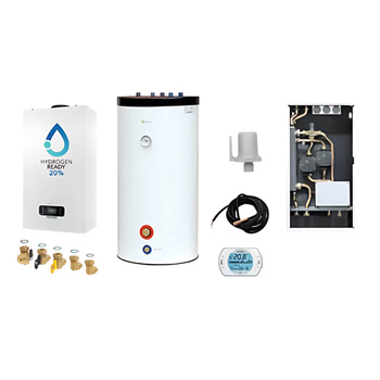 BERETTA Kocioł kondensacyjny jednofunkcyjny MYNUTE EVO X 20 R + zasobnik IDRA TOP 120 + CONNECT BASE MIX 1