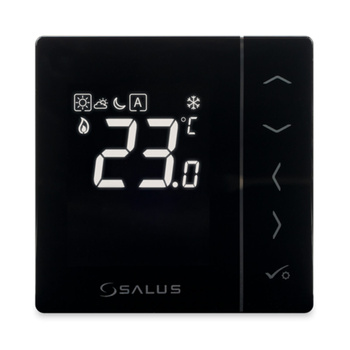 Salus Przewodowy, podtynkowy regulator dobowy, 230 V AC, czarny