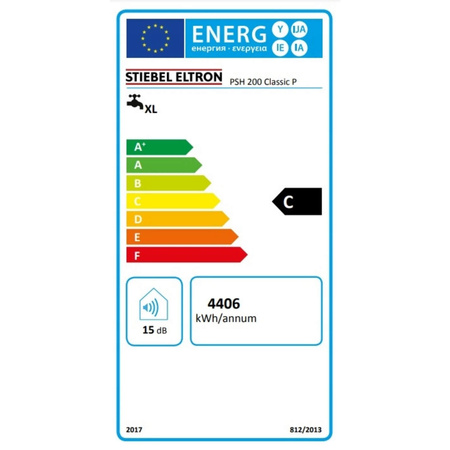 Pojemnościowy elektroniczny ogrzewacz wody wiszący PSH 200 Classic P STIEBEL ELTRON