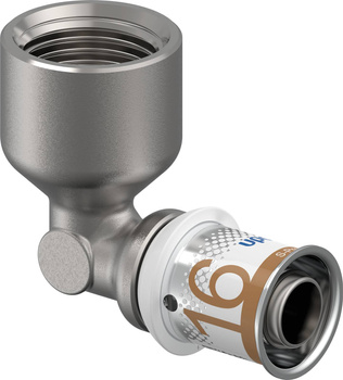 Uponor S-Press PLUS kolano z GW 16-Rp1/2"FT