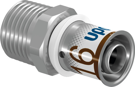 Uponor S-Press PLUS złączka z gwintem zewn. 16-R3/8"MT