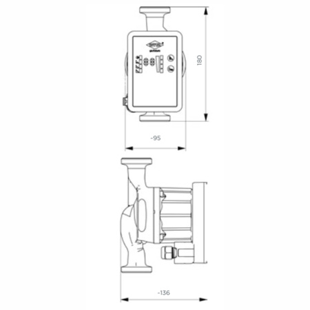WITA Pompa obiegowa WITA go.future 2 60-25 180 LED