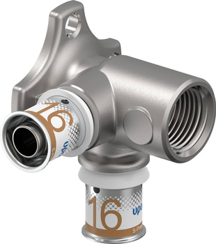 Uponor S-Press PLUS kolano naścienne podw. 16-Rp1/2"FT-16