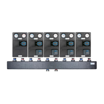 AFRISO Zestaw pieciu grup pompowych PrimoTherm 5 biegów z rozdzielaczem bez sprzęgła