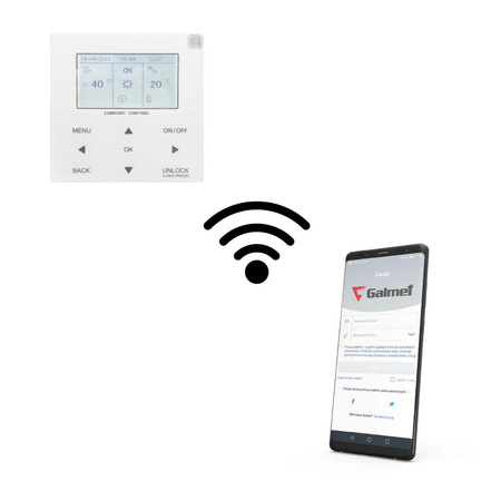 Zestaw pompa ciepła monoblok GALMET PRIMA 12GT o mocy 12 kW z buforem 60 litrów