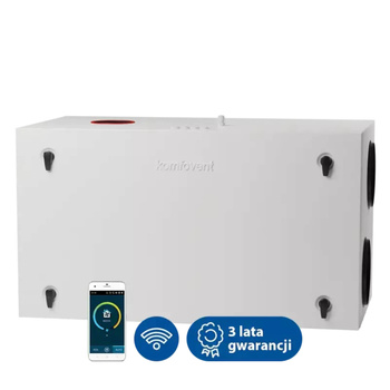 Centrala wentylacyjna Komfovent Domekt R 600 H rekuperator lewostronny z wymiennikiem ciepła