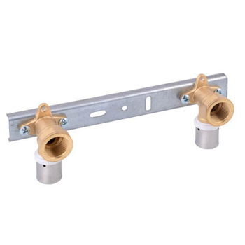 VESBO VPremium U PŁYTKA MONTAŻOWA Z KOLANKAMI  2 x 20mm x 1/2" - 150mm