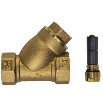 INVENA Filtr siatkowy magnetyczny skośny 1"
