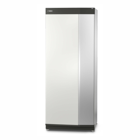 NIBE F1255 PC 6 kW R EM dwufunkcyjna, gruntowa pompa ciepła 1,5-6 kW, z funkcją chłodzenia pasywnego i zbiornikiem c.w.u. ze stali nierdzewnej 180l, 3x400V