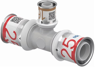 Uponor S-Press PLUS trójnik redukcyjny PPSU 25-16-25