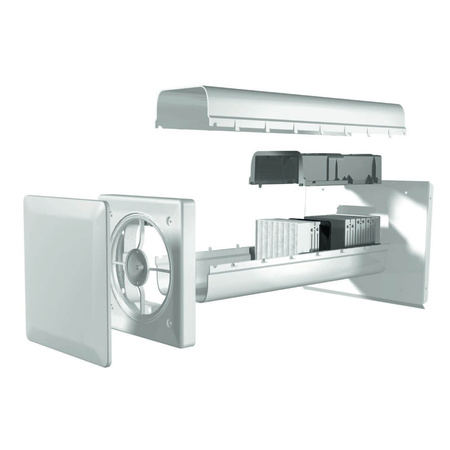 STIEBEL ELTRON Decentralny rekuperator wentylacyjny VLR 70 L Trend EU z zestawem sterującym do 8 jednostek VLR 70-8 CU