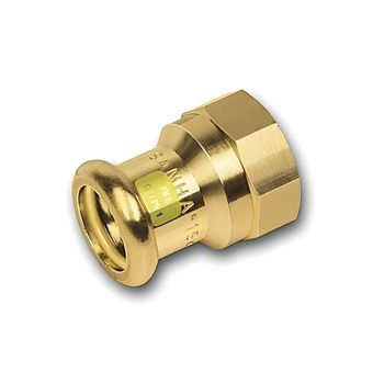 SANHA Press Mufa przejściowa 28 x 3/4 PxGW mosiądz GAZ