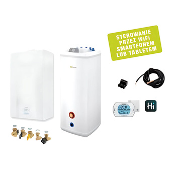 BERETTA Kocioł kondensacyjny jednofunkcyjny MySMART X 20 R + zasobnik KWADRO TOP 120