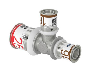 Uponor S-Press PLUS trójnik redukcyjny 25-16-16