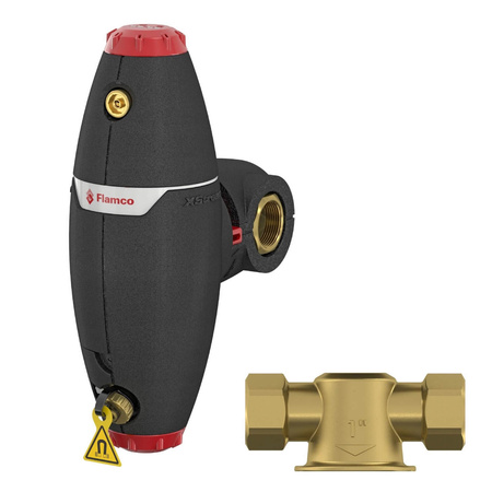 Separator powietrza i zanieczyszczeń Flamco XStream Vent-Clean G 3/4" F DN20