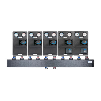 AFRISO Grupa pompowa APH KSV z rozdzielaczem 5 obiegów z mieszaczem/bez mieszacza bez sprzęgła