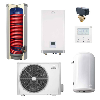 Zestaw pompa ciepła split GALMET PRIMA S 12GT o mocy 12 kW z buforem 60 litrów