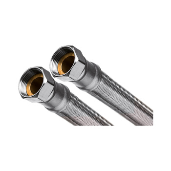 INVENA Wężyk w oplocie ze stali nierdzewnej 60CM 1""Wx1""W o przelocie wewn. 20 mm