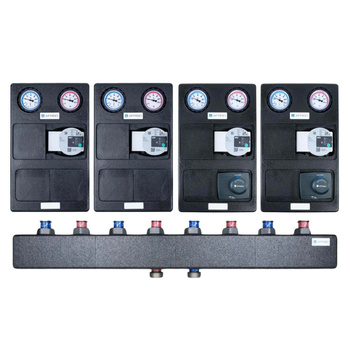 AFRISO Grupa pompowa 4 obiegi z mieszaczem bez sprzęgła