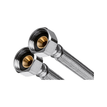 INVENA Wężyk w oplocie ze stali nierdzewnej  20CM 1/2""Wx1/2""W GW