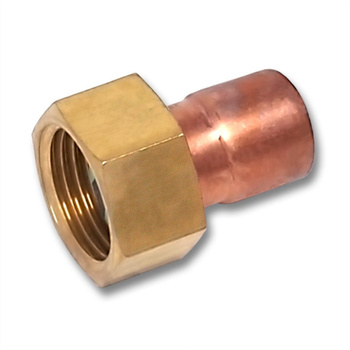 SANHA Półśrubunek płaski z uszczelką  LWxGW 22x3/4  kod.153592234