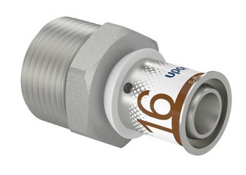 Uponor S-Press PLUS złączka GZ 16-R3/4"MT