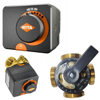 WITA Zestaw Siłownik WITA SM W05 120s 230V + Minimix MI 4 x 1 1/4"
