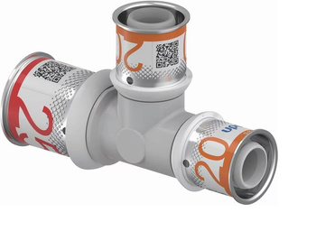 Uponor S-Press PLUS trójnik redukcyjny PPSU 25-20-20