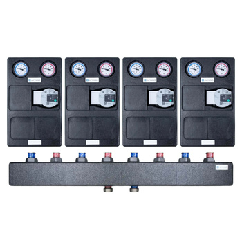 AFRISO Grupa pompowa 4 obiegi bez mieszania bez sprzęgła