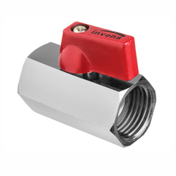 INVENA 1/2" 1,6MPa ZAWÓR "MINI" o zredukowanym przepływie, gwint wewn/wewn. Zawieszka