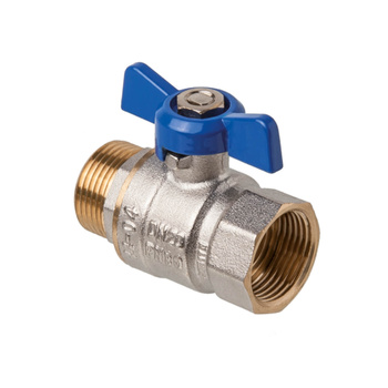 INVENA Zawór kulowy motylkowy 1" 3,0 Mpa GW/GZ