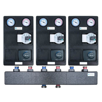 AFRISO Grupa pompowa z pompą WILO 25/6 3 obiegi z mieszaczem bez sprzęgła