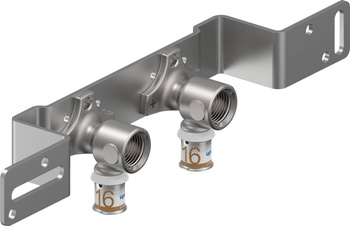 Uponor S-Press PLUS kolano naścienne zest. 80mm 16-Rp1/2"FT